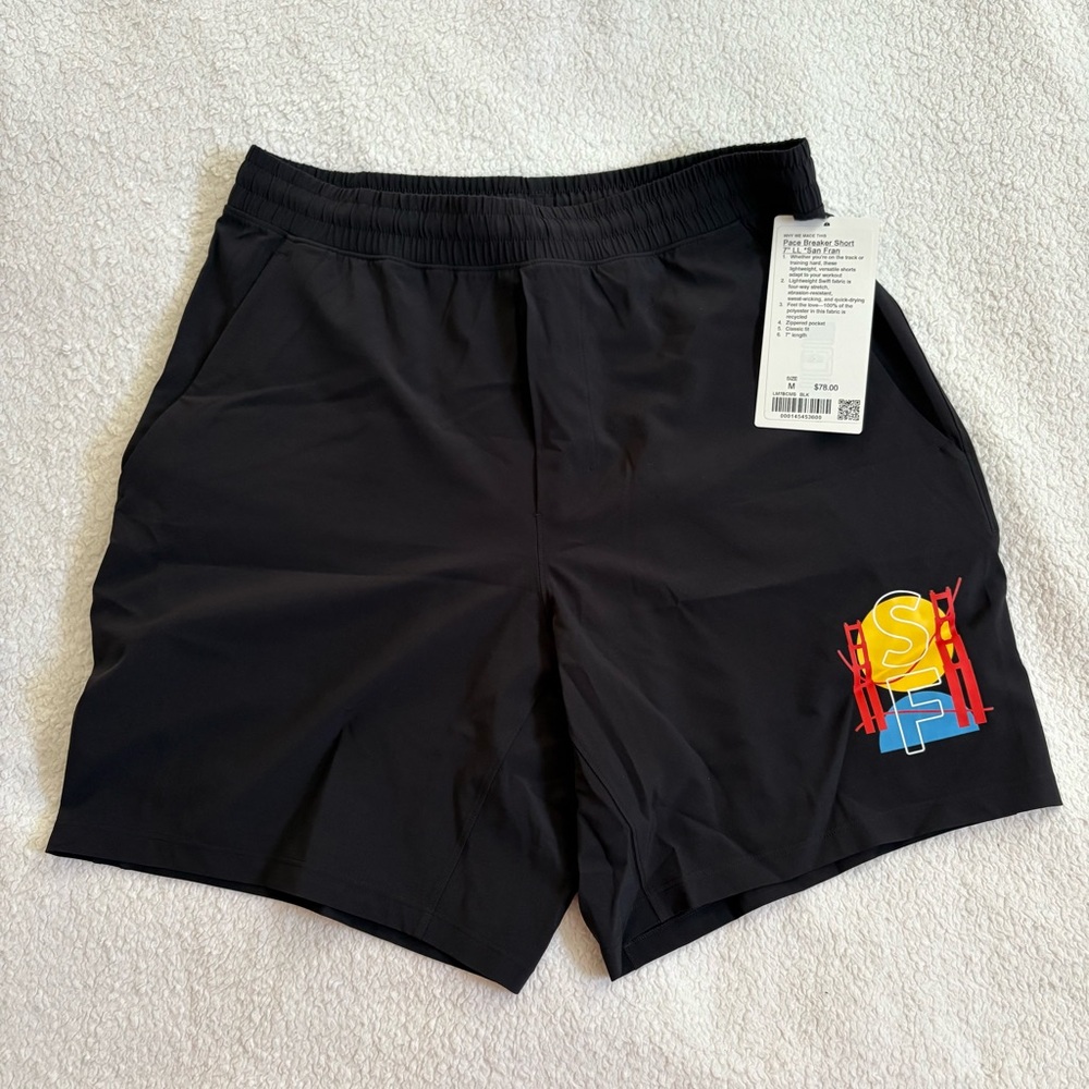 lululemon athletica Black Athletic Shorts